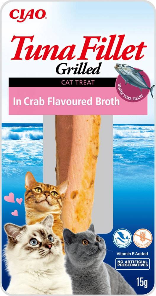 4DAVE  tuňákový filet pro kočky - krab 15g značky 4DAVE