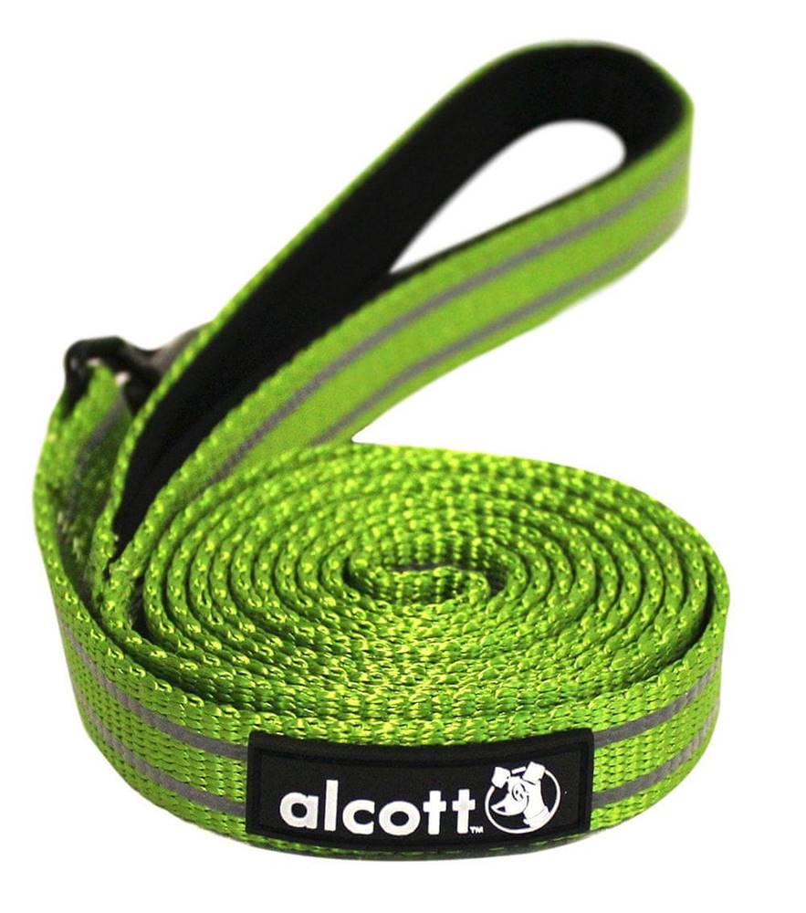 Alcott  Reflexné vodítko pre psov zelené,  veľkosť L značky Alcott