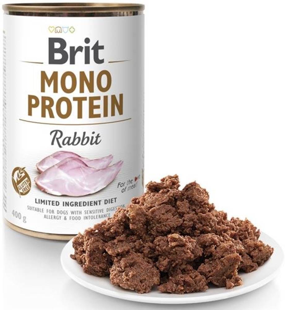 Brit  Konzerva Mono Protein Rabbit - 400 g značky Brit