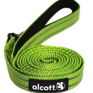 Alcott Reflexné vodítko pre psov zelené,  veľkosť L