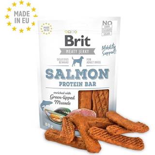 Brit Jerky Pamlsok pre psa Salmon Protein Bar 80 g