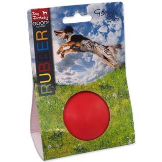 Dog Fantasy Hračka lopta gumová hádzacia červená 6 cm