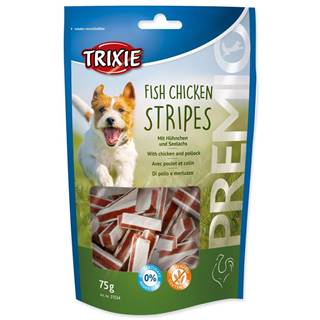 Trixie  Prúžky Dog kura + losos - 75 g značky Trixie