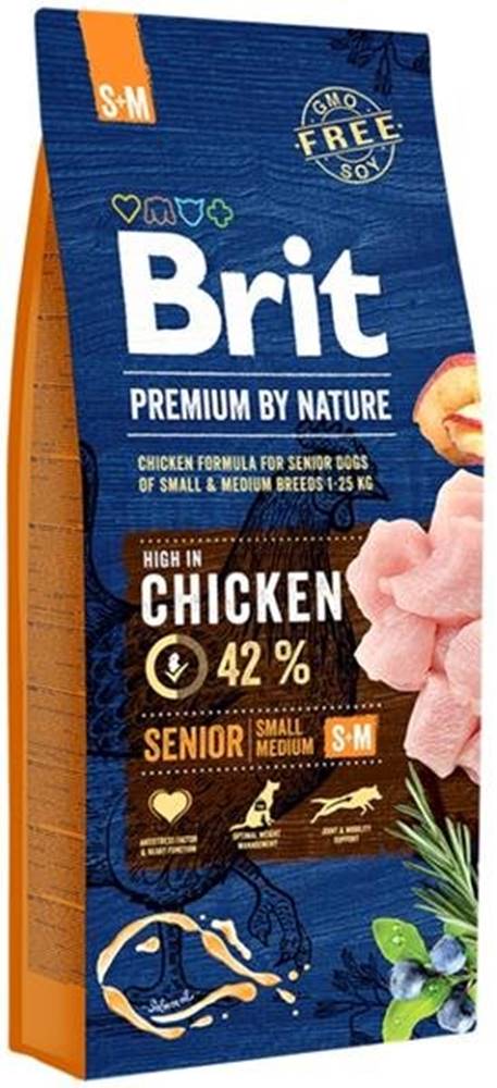 Brit  Premium by Nature Senior S+M 15 kg značky Brit