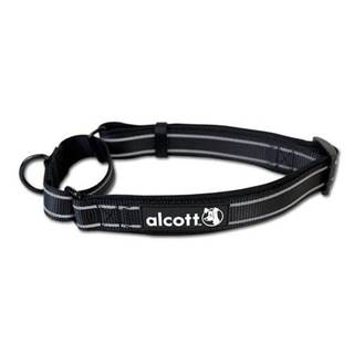 Alcott  Reflexný obojok pre psov Martingale čierny veľkosť M značky Alcott