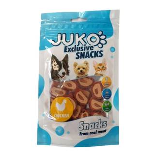 Juko  Snacks Chicken & Pollock chips 70 g značky Juko