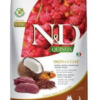 N & D Quinoa DOG Skin & Coat Venison & Coconut Mini 800g