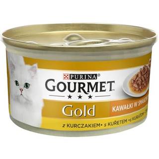 Purina  Gourmet Gold cat konz.-Sauce Delight Minifiletky kurča 85 g značky Purina