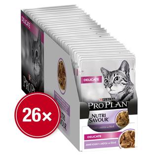 Purina Pro Plan Cat DELICATE morka v šťave 26x85 g