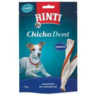 RINTI  Pochúťka Extra Chicko Dent Medium kačica - 150 g značky RINTI