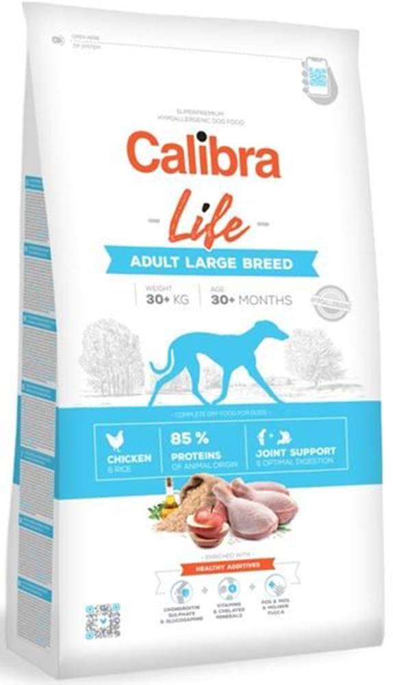 Calibra  Dog Life Adult Large Breed Chicken 2, 5 kg značky Calibra