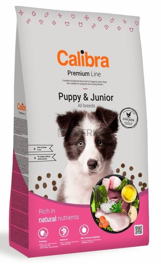 Calibra  Krmivo pre psa Premium Line NEW Puppy&Junior 12kg značky Calibra