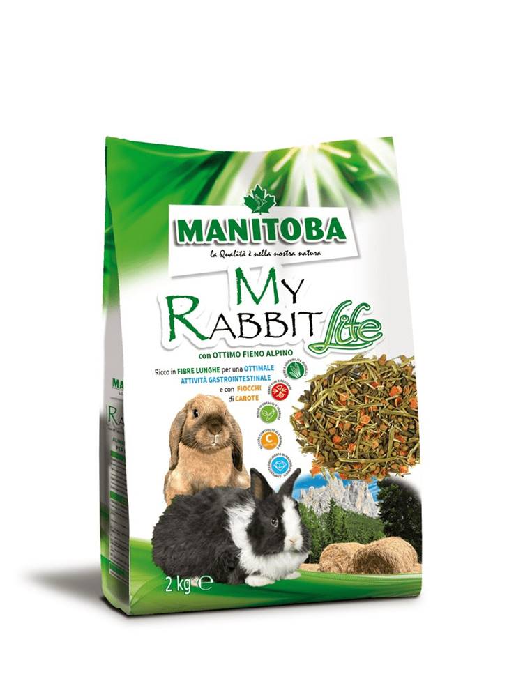 Manitoba  Krmivo pre králiky a zajace My Rabbit Life 2kg značky Manitoba