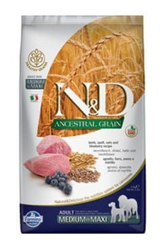 N&D  N & D LG DOG Adult M / L Lamb & Blueberry 12kg značky N&D