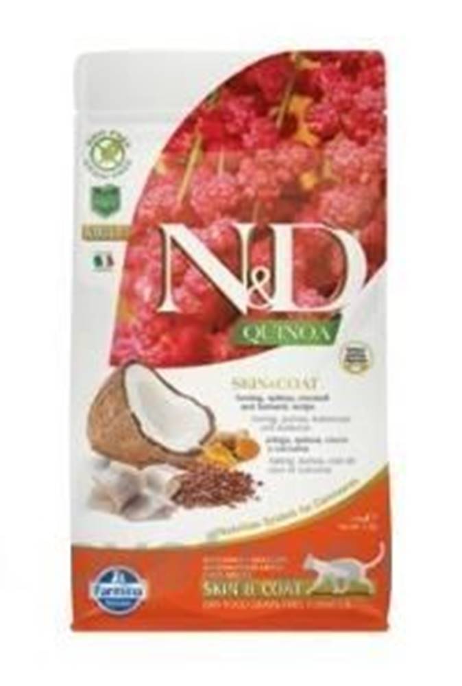 N&D  Quinoa CAT Skin & Coat Herring & Coconut 1, 5 kg značky N&D