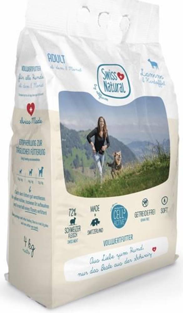 Swiss Natural  Dog Adult Lamb 4 kg značky Swiss Natural