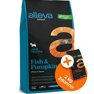 Alleva  Granule pre psa NATURAL dog fish & pumpkin adult mini 12kg značky Alleva