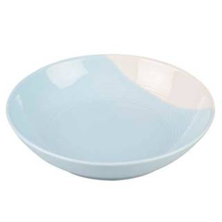 Duvo+ Keramický tanier modro-biely 500ml/18, 5x18, 5x4, 55cm