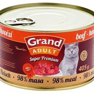 GRAND  konz. Superpremium mačka hovädzie 405g značky GRAND