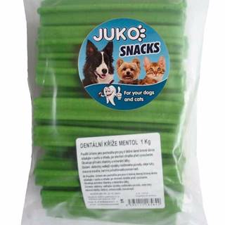 Juko  Dentálny kríž Mentol Snacks 1 kg (cca 44 ks) značky Juko