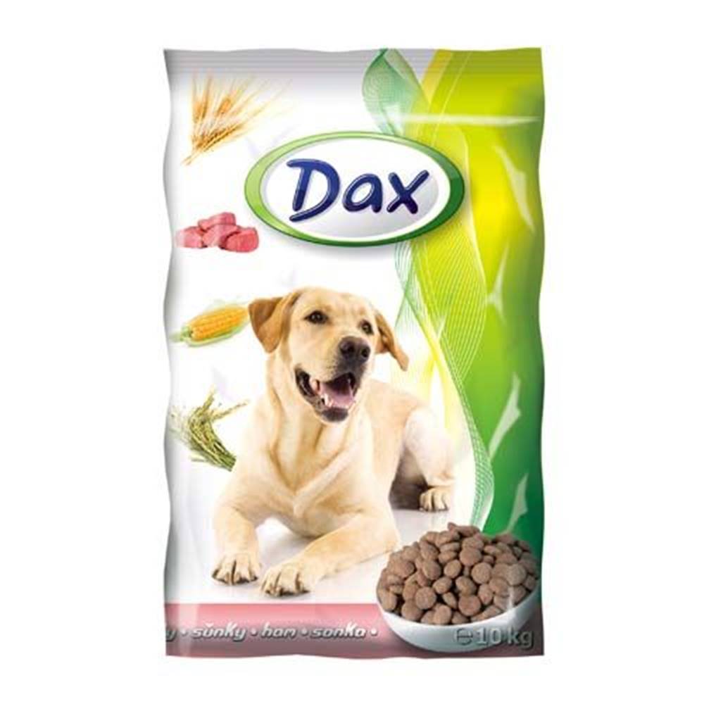 DAX  Dog Dry 10kg Ham granulované krmivo pre psov šunka značky DAX