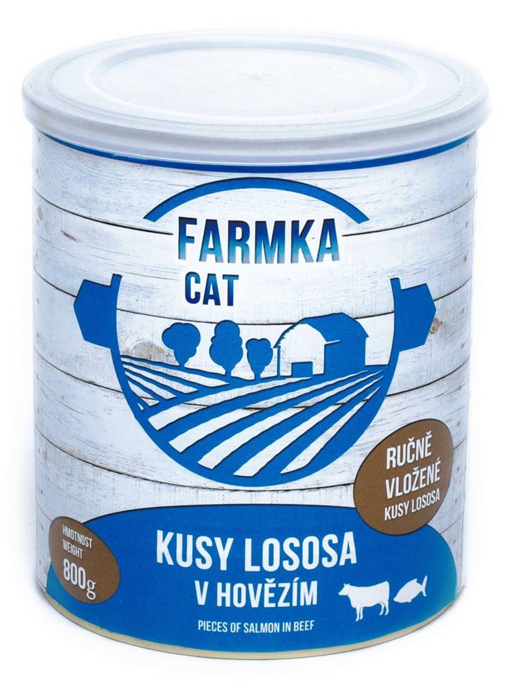 FALCO  FARMKA CAT s lososom 8x800 g značky FALCO