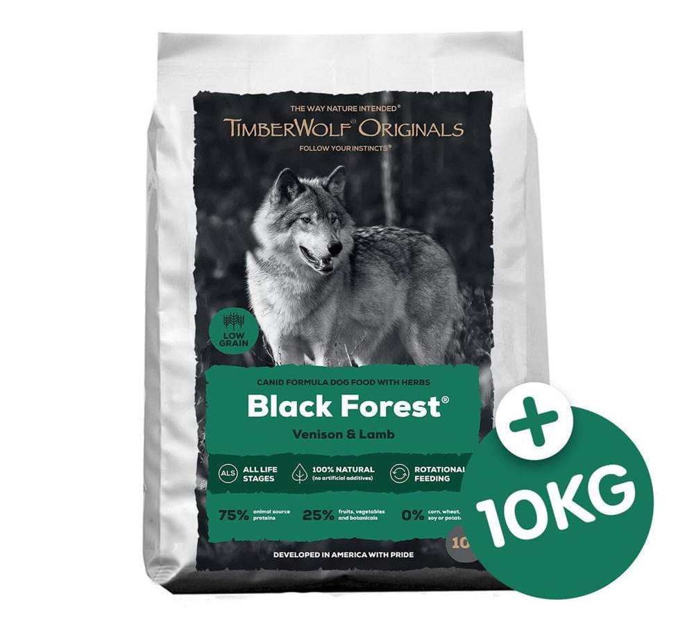 Timberwolf  Originals Krmivo pre psa Black Forest 20kg + 10 Kg Grátis značky Timberwolf