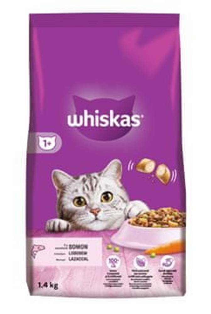 Whiskas  Dry s lososom 1, 4kg značky Whiskas