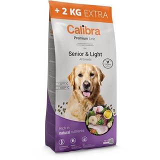 Calibra  Dog Premium Line Senior & Light 12 kg + 2 kg značky Calibra