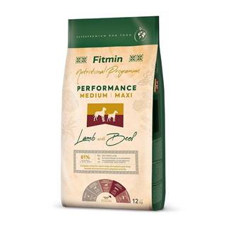Fitmin dog medium maxi performance lamb&beef - 12 kg