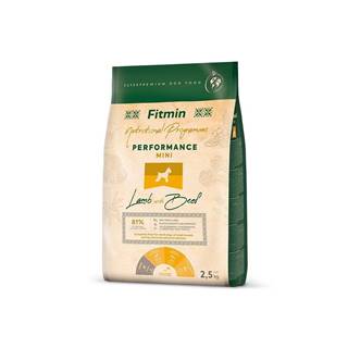 Fitmin  Dog mini performance lamb&beef - 2, 5 kg značky Fitmin