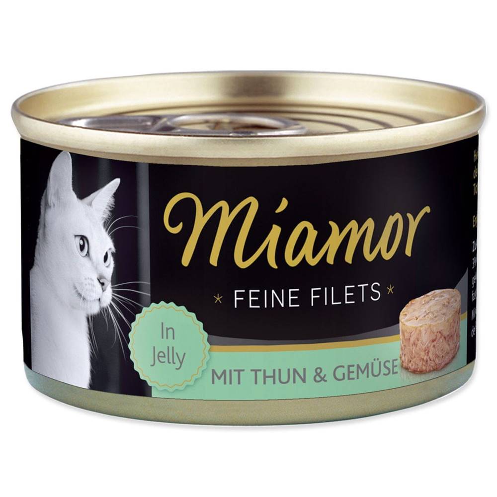Miamor  Konzerva Feine Filets tuniak + zelenina v želé - 100 g značky Miamor