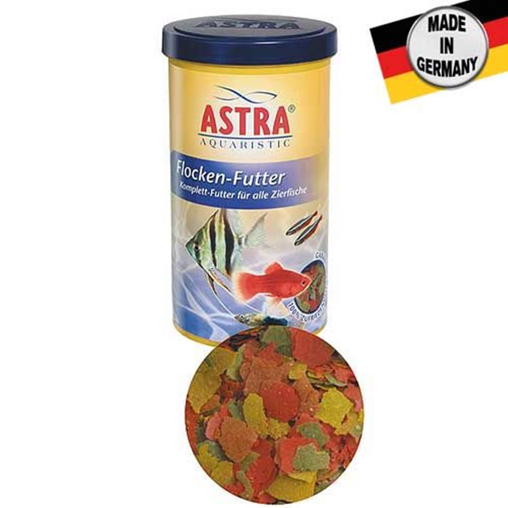 Astra  FLOCKEN-FUTTER 250ml/ 53g kompletné vločkové krmivo pre všetky druhy akváriových rýb značky Astra