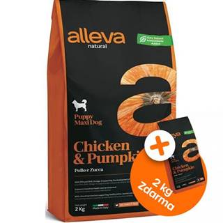 Alleva  Granule pre psa chicken & pumpkin puppy maxi 12 kg značky Alleva