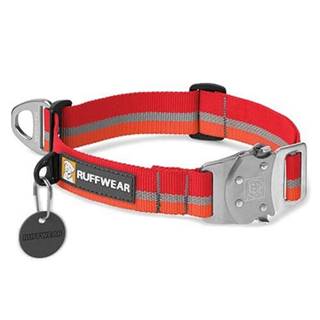 Ruffwear obojok pre psov,  Top Rope Dog Collar,  červený,  veľkosť L