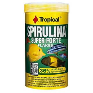 TROPICAL  Super Spirulina Forte 250ml/50g rastlinné krmivo so spirulinou značky TROPICAL