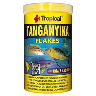 TROPICAL  Tanganyika 1000ml/200g krmivo pre všežravé a mäsožravé cichlidy z jazera Tanganika značky TROPICAL