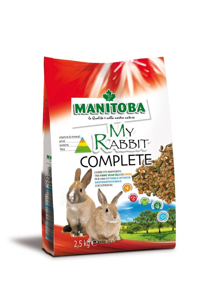 Manitoba  Krmivo pre králiky My Rabbit Complete 2, 5kg značky Manitoba