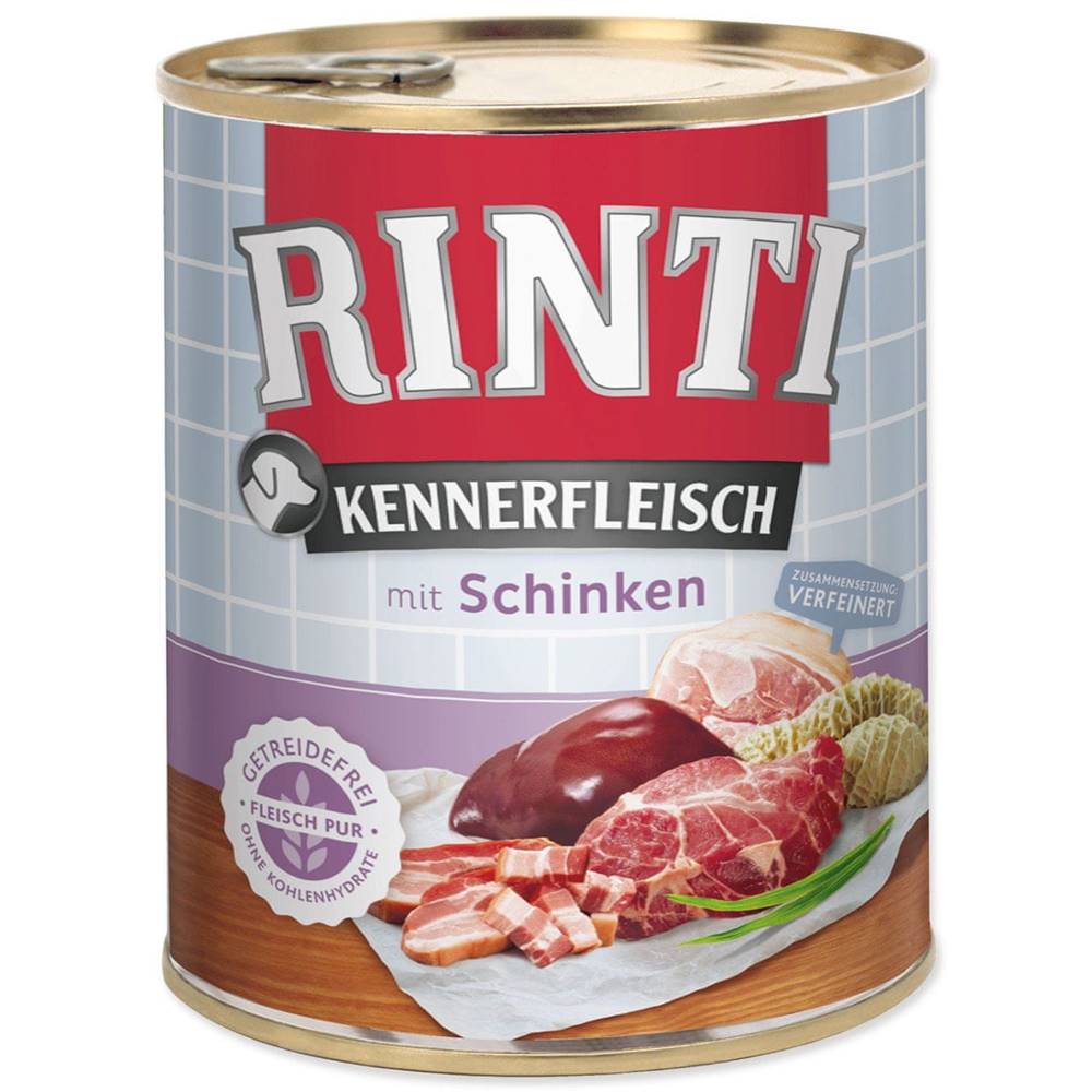RINTI  Konzerva Kennerfleisch šunka - 800 g značky RINTI