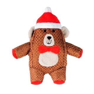 Duvo+  Vianočná textilná hračka hranatý medveď 24x19x6cm značky Duvo+