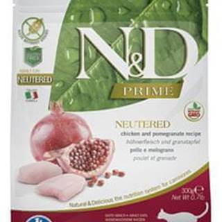 N&D  N & D PRIME CAT Neutered Chicken & Pomegranate 300g značky N&D
