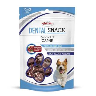 RECORD  Dentálne pamlsky pre psy Dental snack hovädzie kúsky značky RECORD