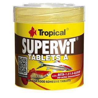 TROPICAL  Supervit Tablets A 50ml/36g 80ks základné tabletové krmivo pre ryby značky TROPICAL