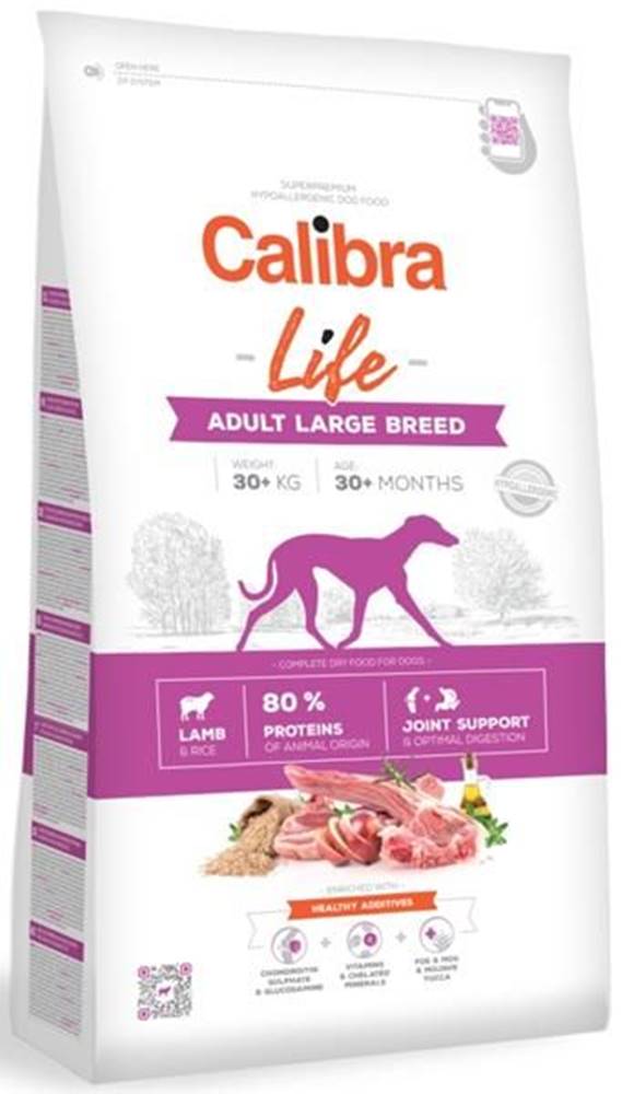 Calibra  Dog Life Adult Large Breed Lamb 12 kg značky Calibra