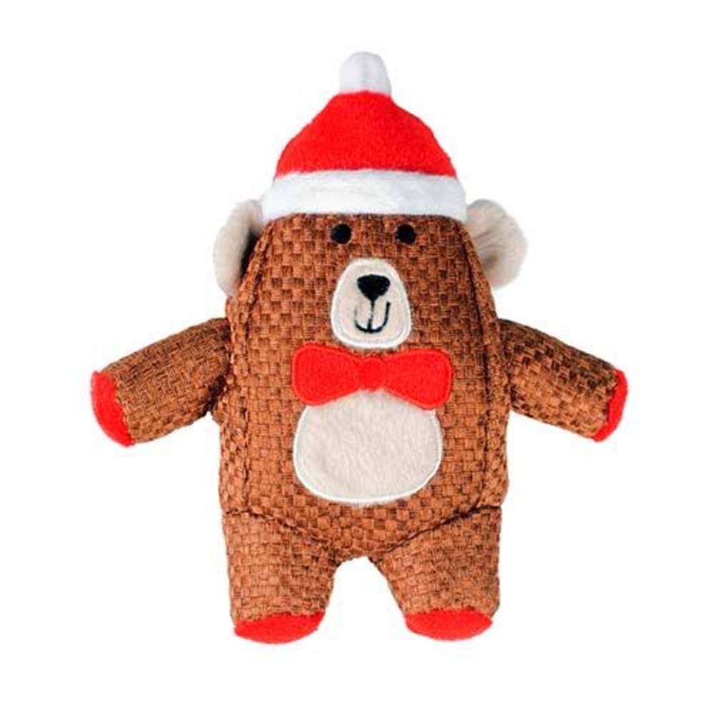 Duvo+  Vianočná textilná hračka hranatý medveď 24x19x6cm značky Duvo+