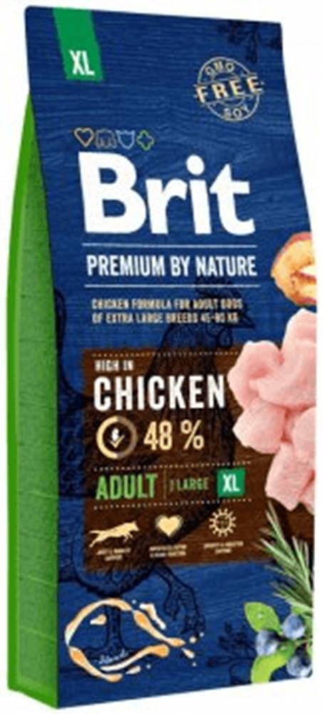 Brit  Premium by Nature Adult XL 15 kg granule pre veĺkých psov značky Brit