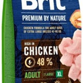 Brit  Premium by Nature Adult XL 15 kg granule pre veĺkých psov značky Brit