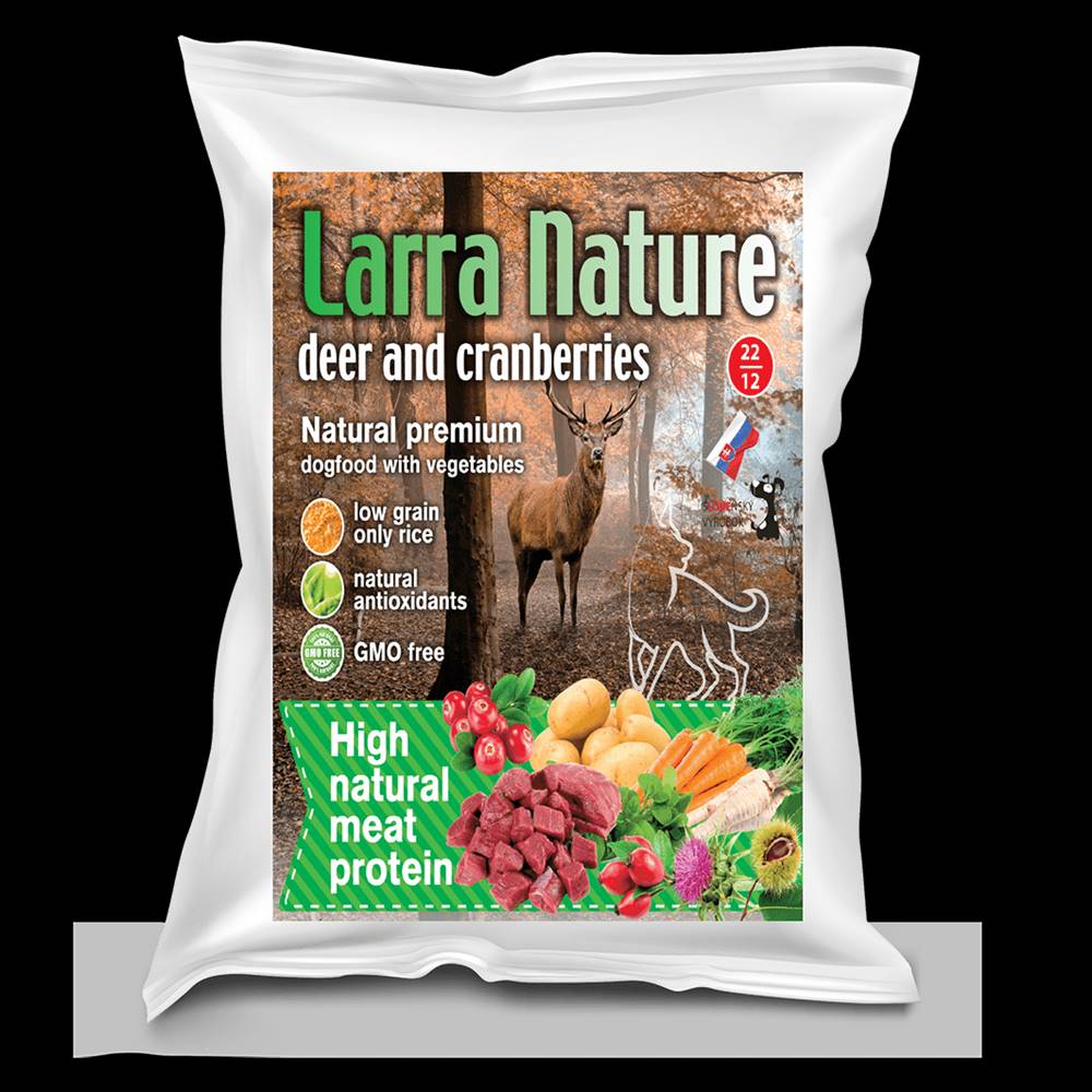 Larra Nature  Vzorka –  Jeleň a Brusnice značky Larra Nature