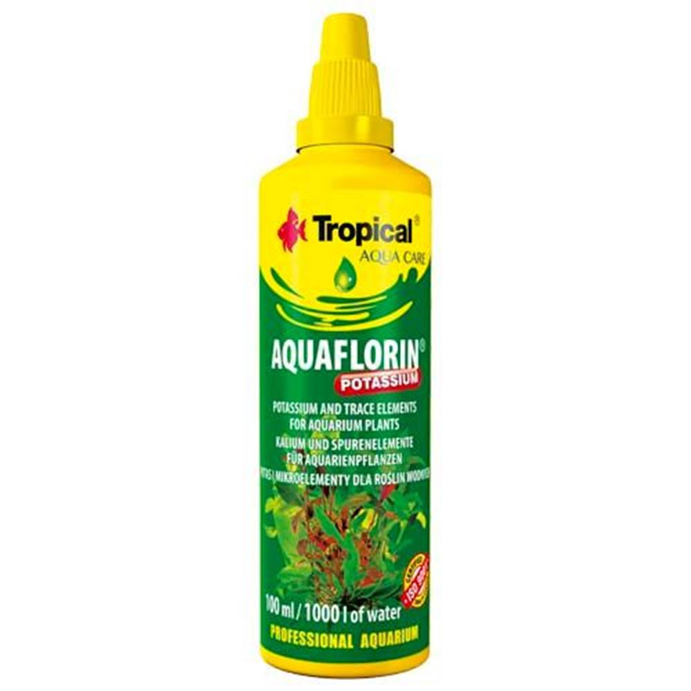 TROPICAL  Aquaflorin Potassium 100ml na 1.000l minerálny preparát s draslíkom pre vodné rastliny značky TROPICAL