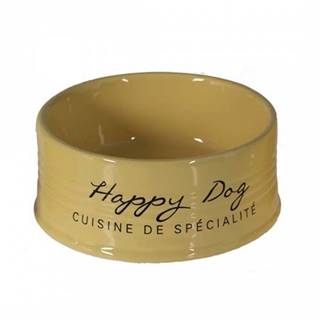 Duvo+  Keramická miska pre psov HAPPY DOG - zltá 14, 5cm 520ml značky Duvo+